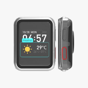 kwmobile Smartwatch-Hülle 2x Hülle für Huawei Watch D, Fullbody Fitnesstracker Glas Cover Case Schutzhülle Set
