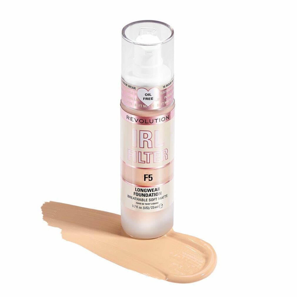 MAKE UP REVOLUTION Foundation IRL Filter Longwear Foundation Dlouhotrvajici Make-up 23ml