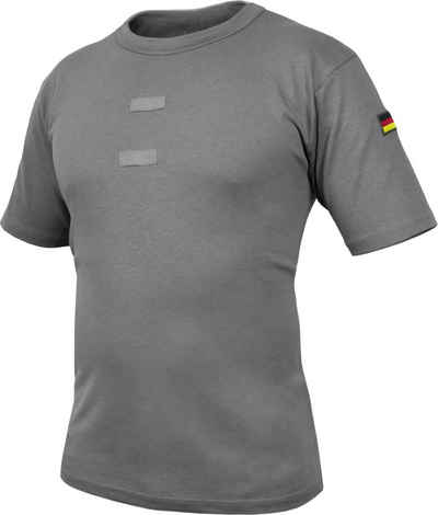 normani Funktionsshirt Herren Tactical T-Shirt Tropen Original BW Unterhemd nach TL Tropenhemd T-Shirt mit Deutschlandfahnen und Klettstreifen