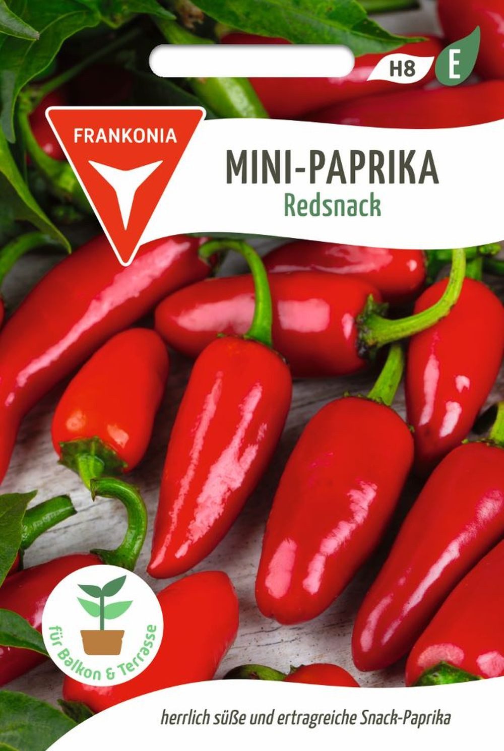 FRANKONIA® Mini-Paprika, Redsnack - Gemüse-Samen Paprika-Samen Saatgut Samen (Capsicum)
