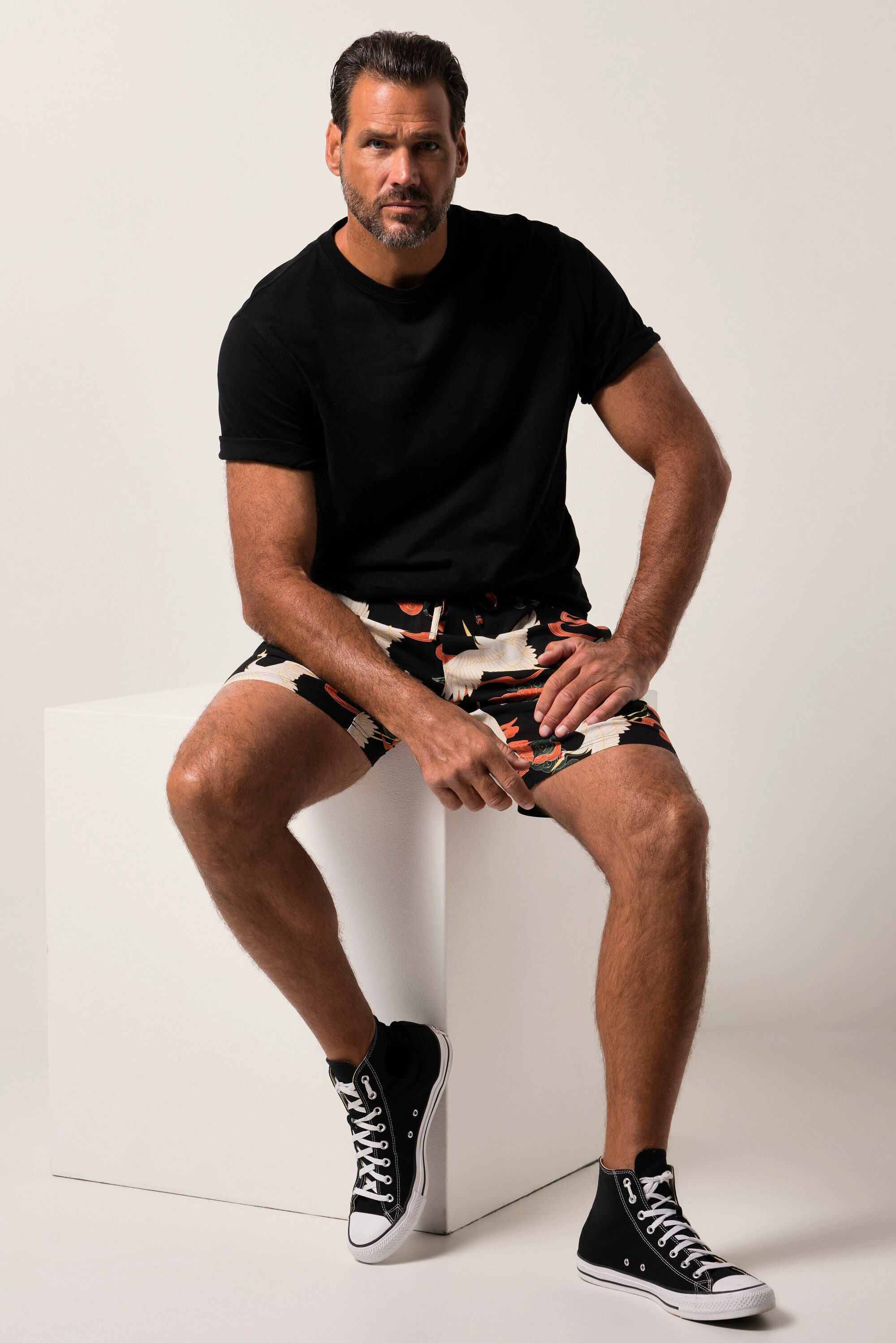 JP1880 Bermudas Bermuda Viskose Alloverdruck Relaxed Fit – Bild 5 von 5