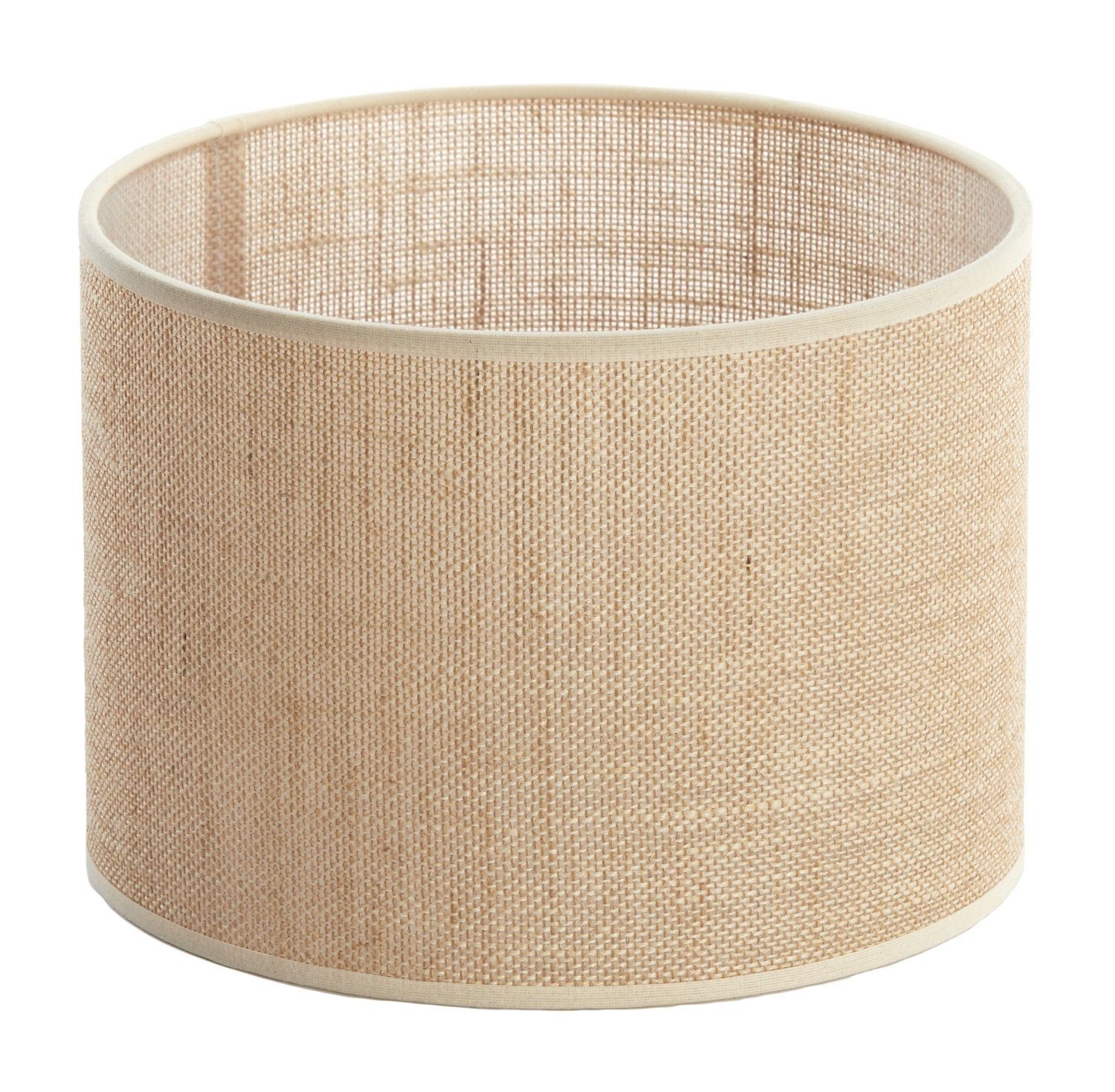 Light & Living Lampenschirm SENDAI, Stoff, Beige, Ø 25 cm, Metallhalterung