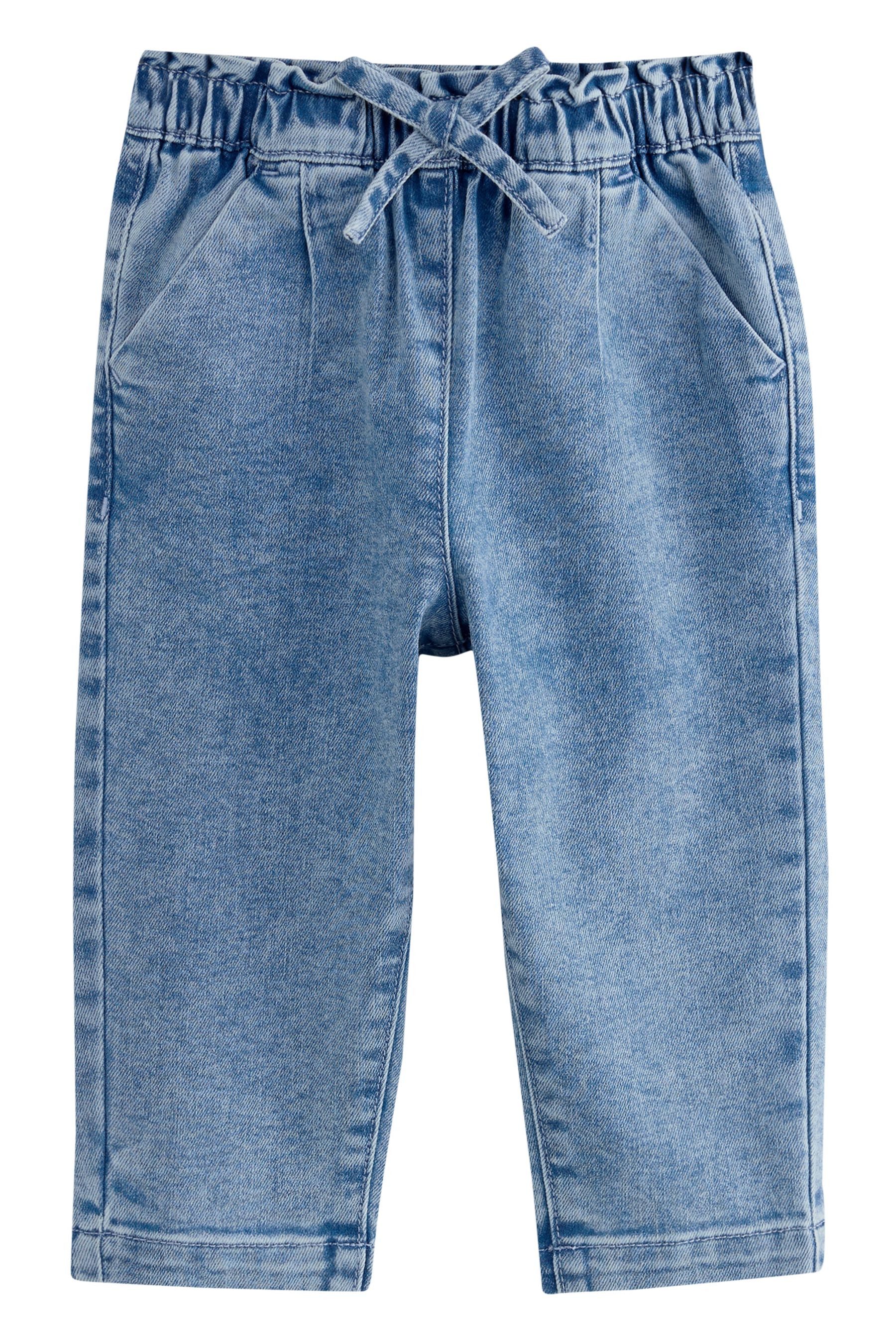 Next Schlupfjeans Jeans mit Bindegürtel (1-tlg)