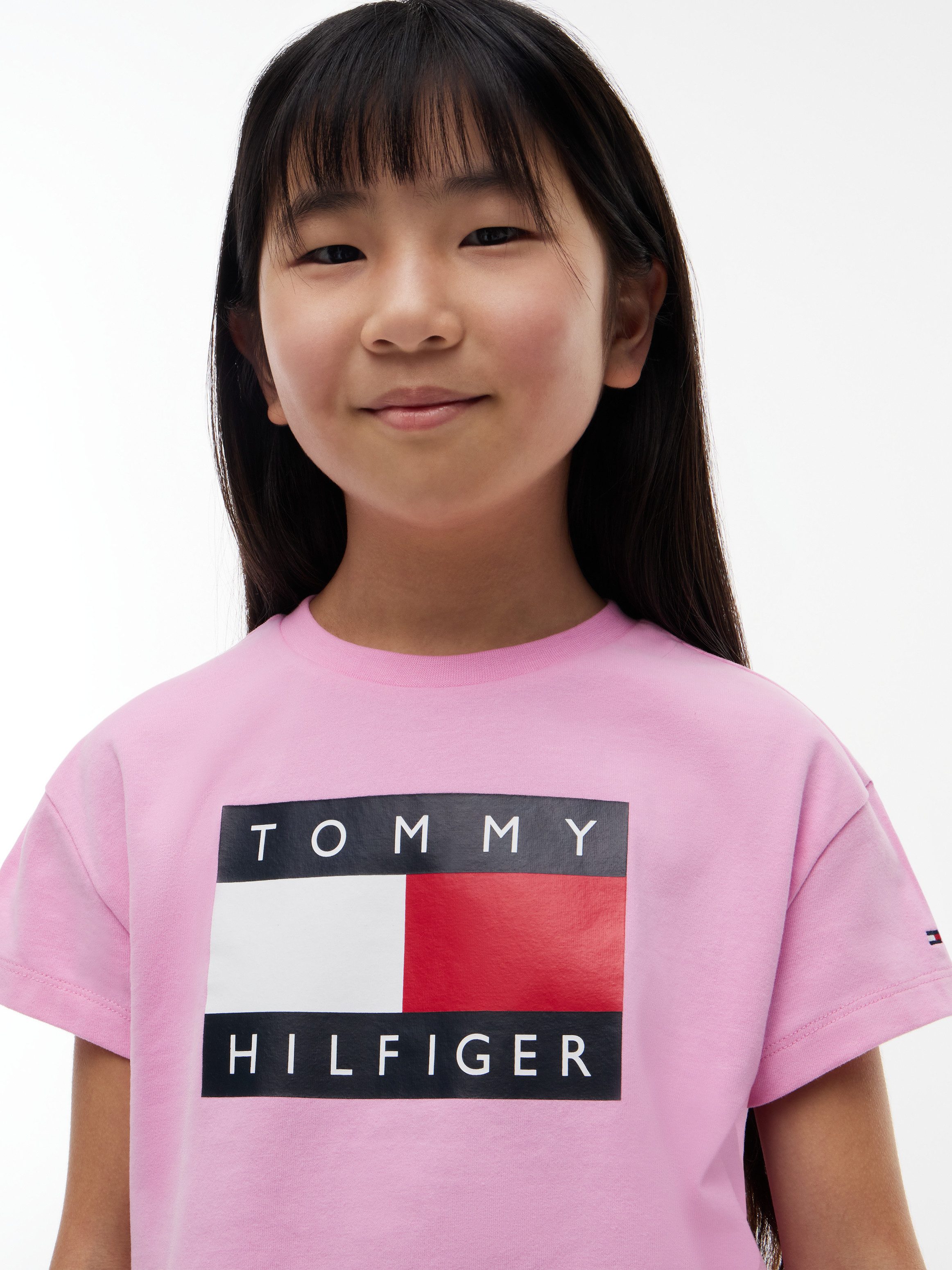 Tommy Hilfiger T-Shirt Kinder bis 16 Jahre, mit Rundhalsausschnitt