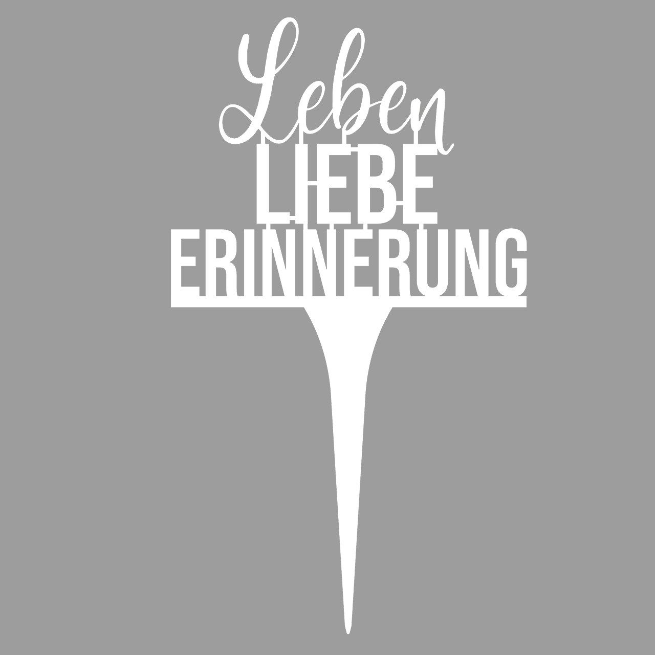 Deko-Schriftzug Grabstecker Trauerschmuck Grabgesteck Grabschmuck Grabdeko