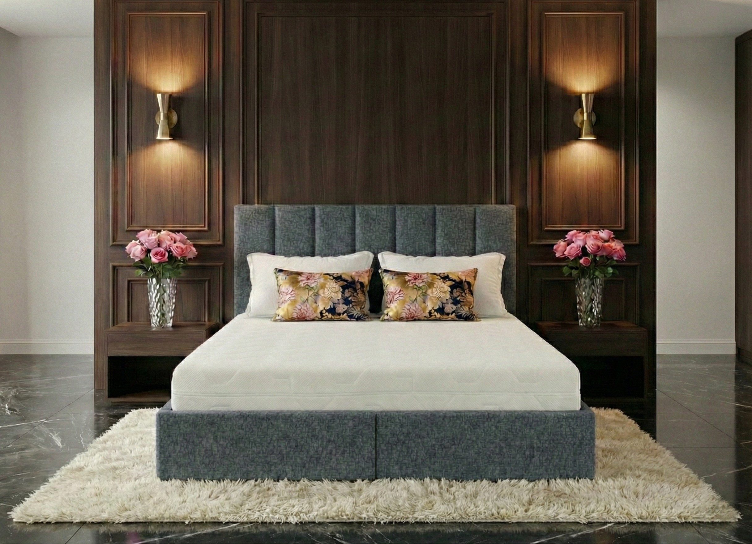B&B Home Boxspringbett Vibe 160 180 200 cm (mit Bettkasten und Lattenrost)