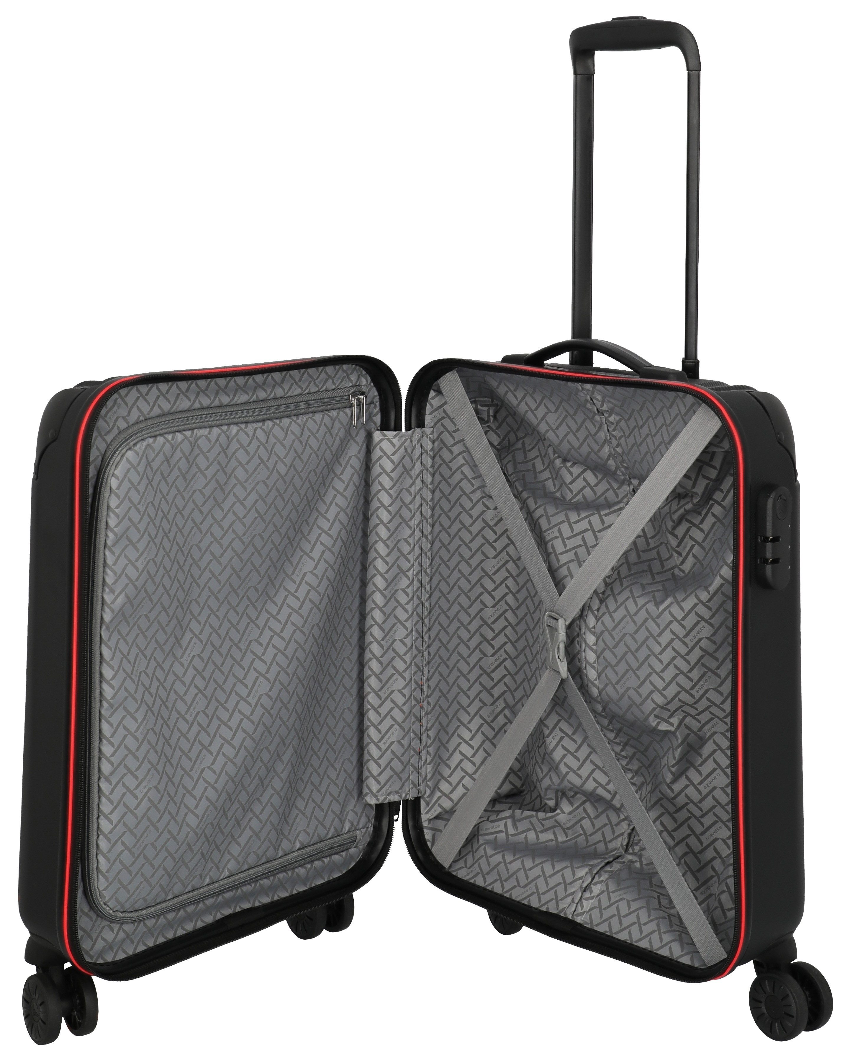 travelite Hartschalen-Trolley OTTO x travelite CITY Limited Edition Reisekoffer Hartschale, 4 Rollen, hochwertiges Reisegepäck als limitierte Edition