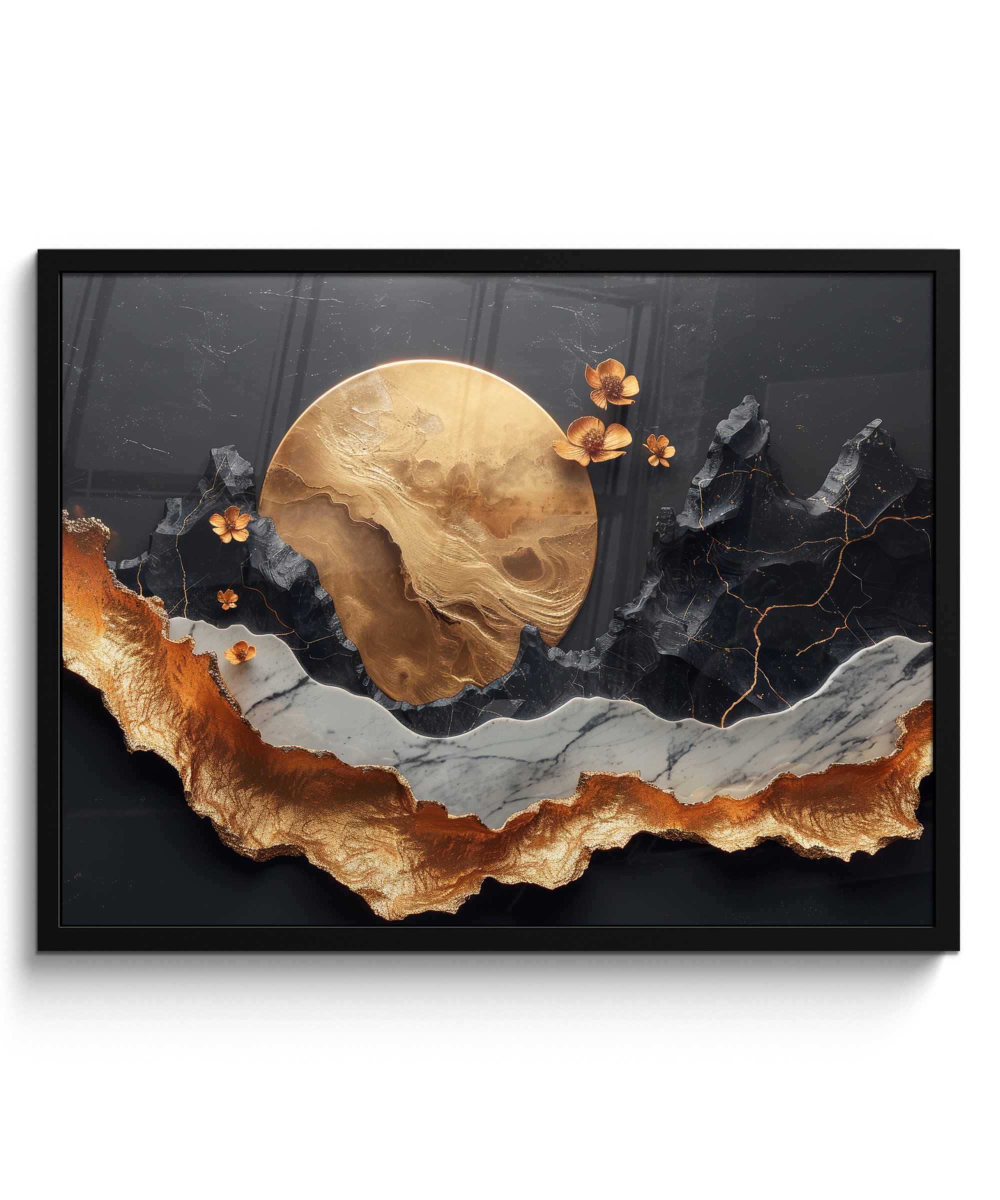Poster Kunst - Gold - Modern - Abstrakt