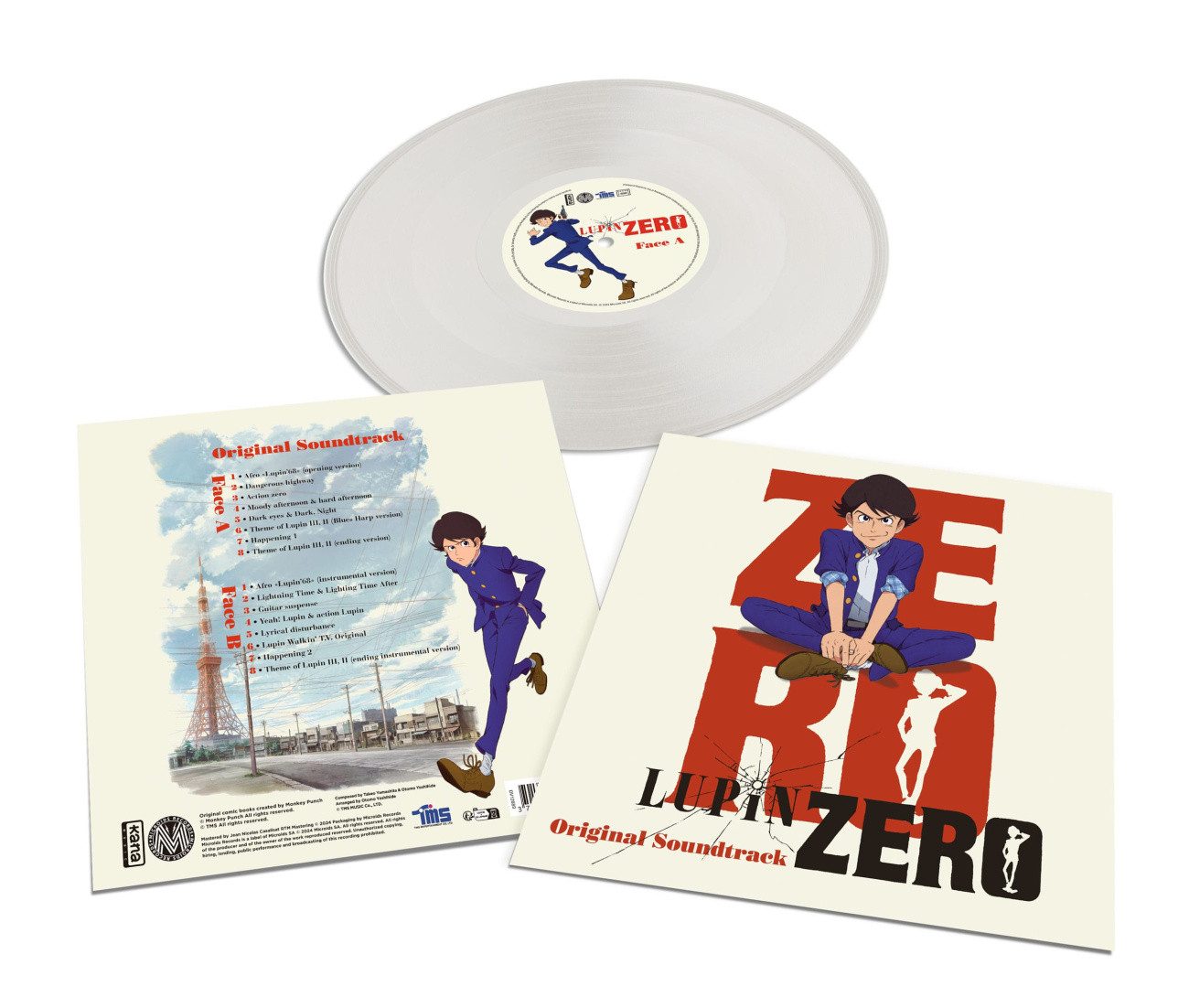 Plastoy Hörspiel-CD Lupin Zero Best Selection Track Vinyl Weiß