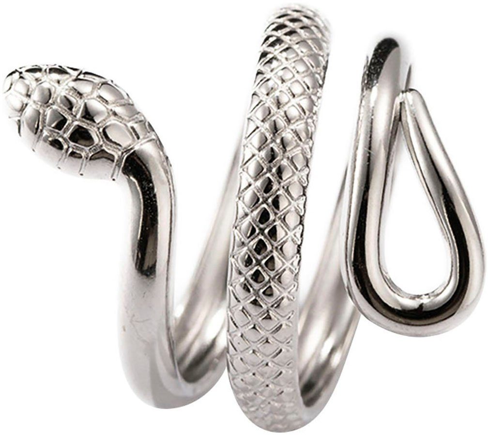 Firetti Fingerring Schmuck Geschenk Damenring Schlange, Made in Germany