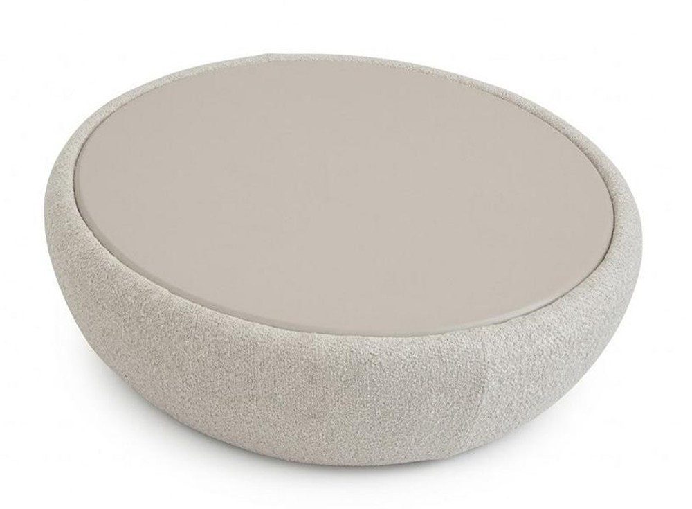 Xlmoebel Couchtisch Moderner runder Couchtisch in Grau für stilvolles Wohnen, Made in Europa