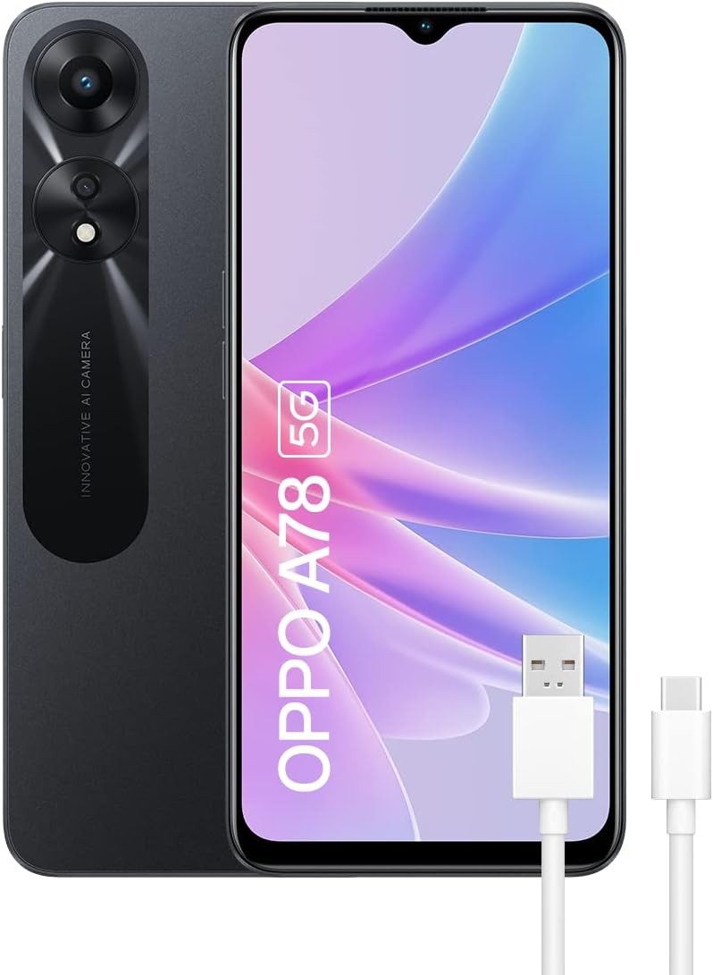Oppo Oppo A78s 128+4GB schwarz Smartphone