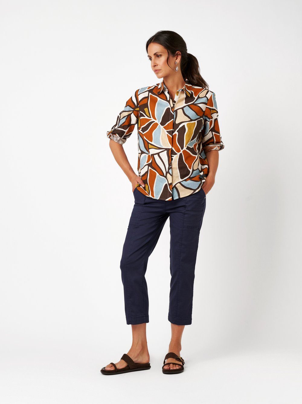 TONI 3/4-Hose mit Stretch