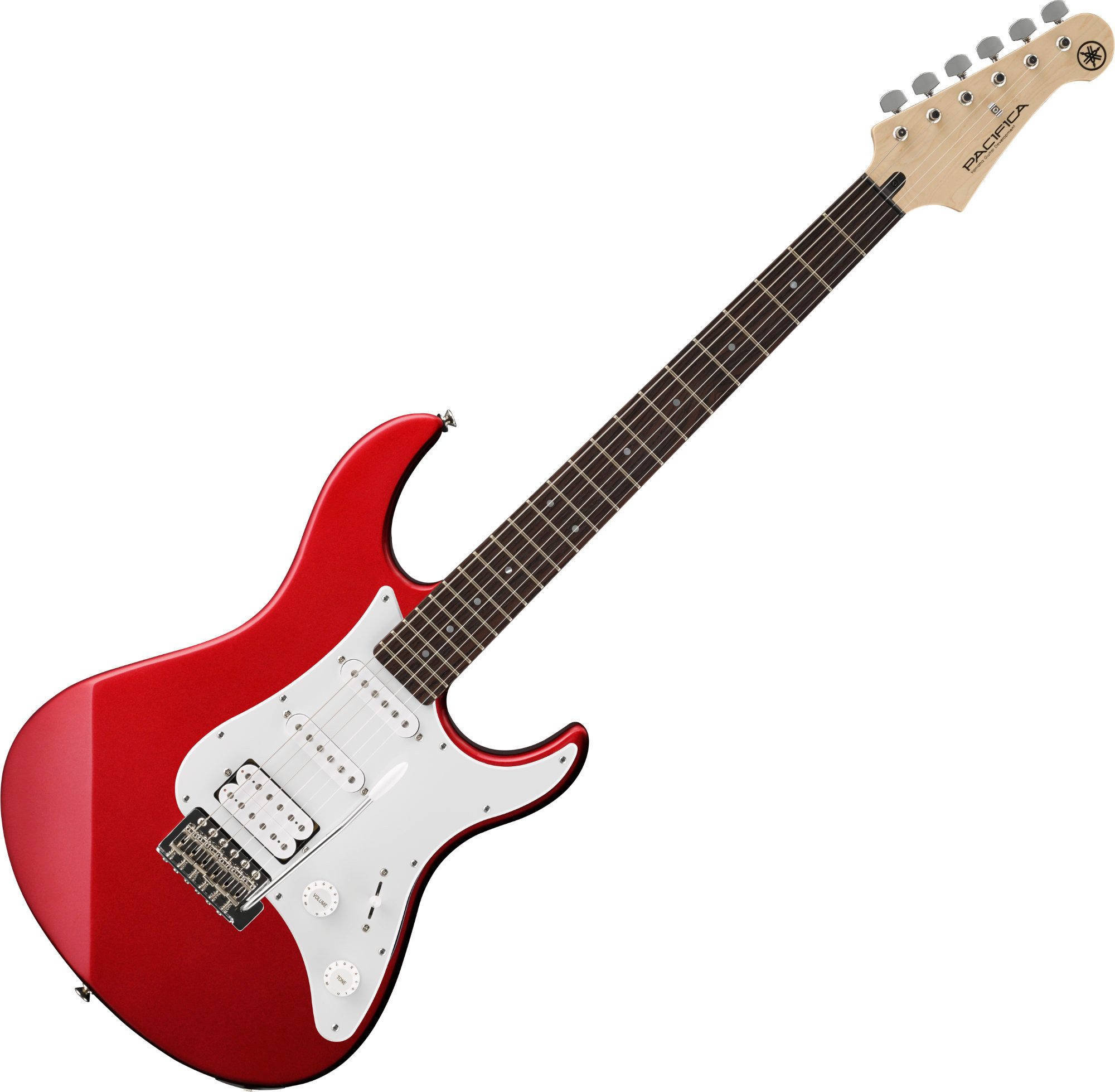 Yamaha E-Gitarre Yamaha Pacifica 012 RM E-Gitarre Red Metallic, ST, E-Gitarre mit Tremolo