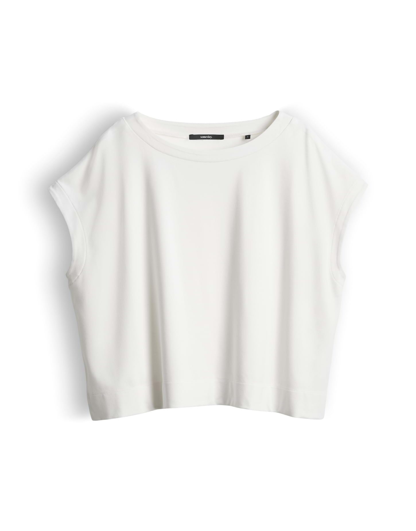 someday Kurzarmshirt Kadalia aus softem Jersey Boxy Shirt Regular Fit Soft und unkompliziert für entspannte Alltagslooks