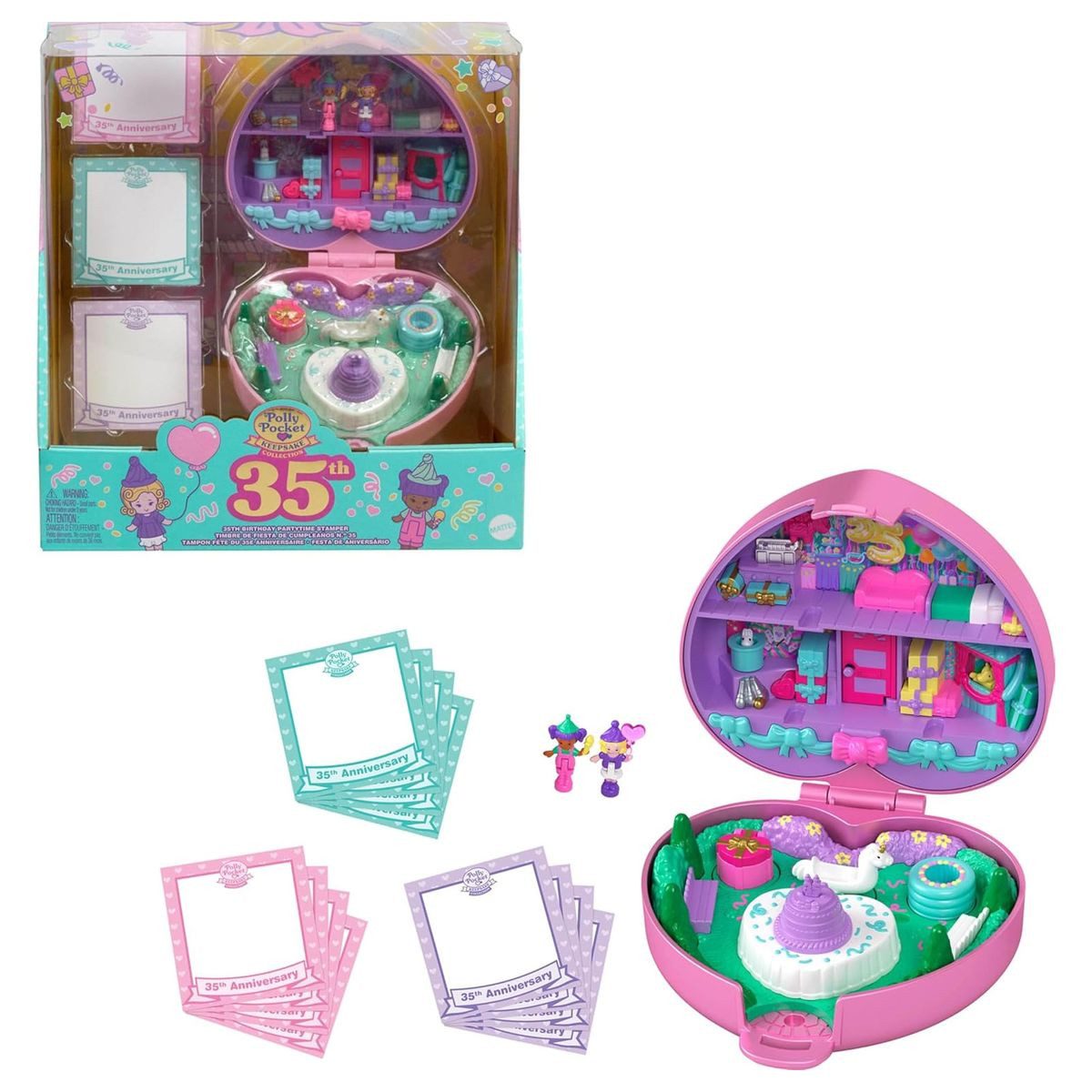 Mattel® Puppen Accessoires-Set MattelHWP20-Polly Pocket-35 Jahre günstig online kaufen