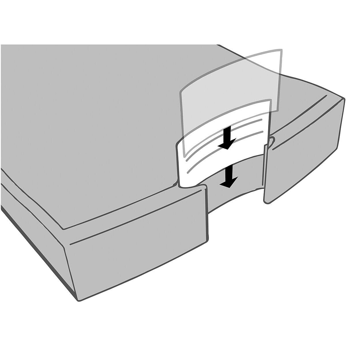 HAN Schubladenbox Impuls, 4 schwarz geschlossen, stapelbar mit Schubladen