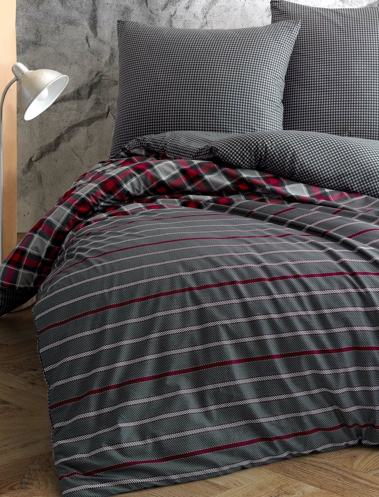 Visaggio Bettwäsche 100% Baumwolle Bettbezug Set günstig online kaufen