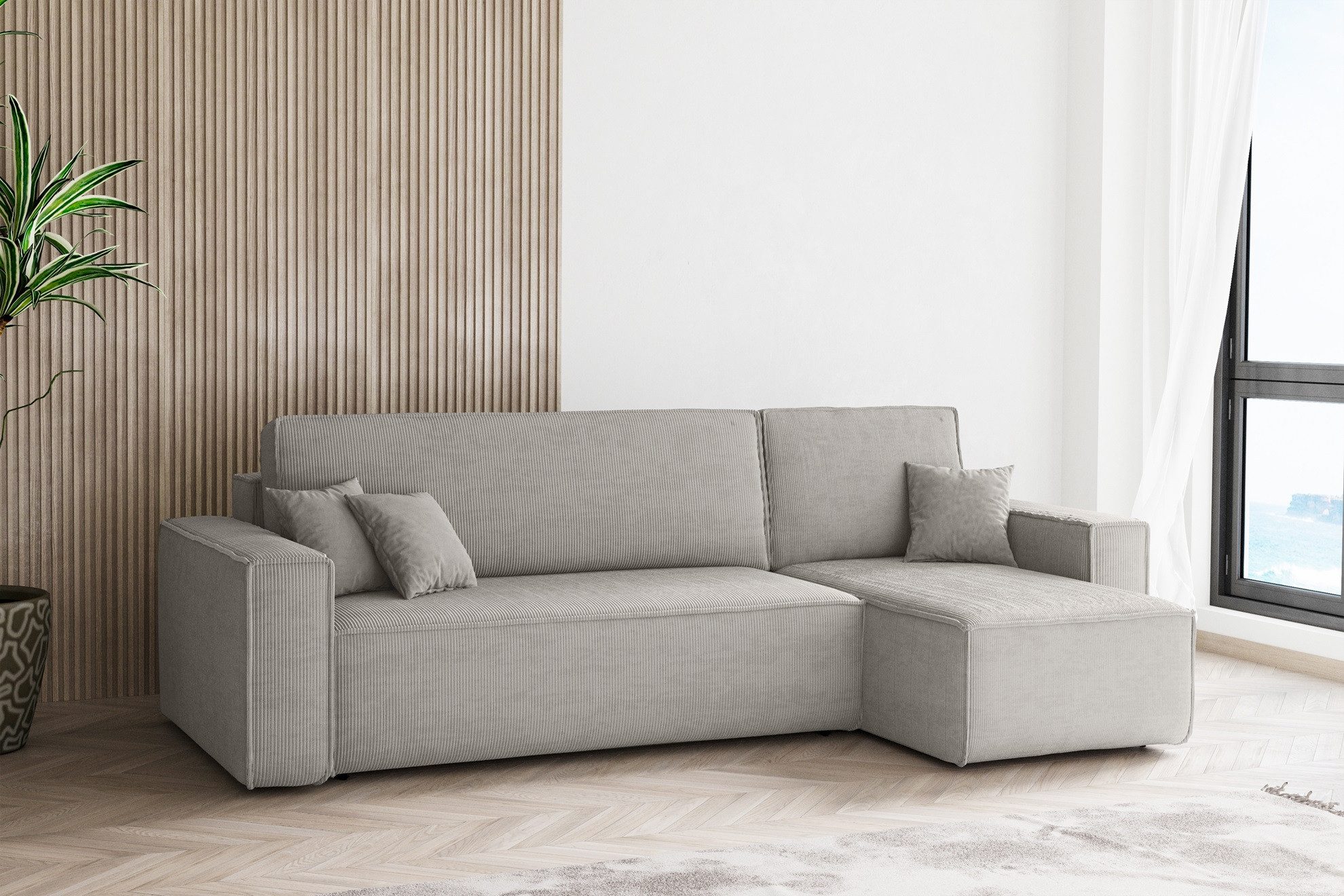 Labett Ecksofa mit Schlaffunktion & Bettkasten günstig online kaufen