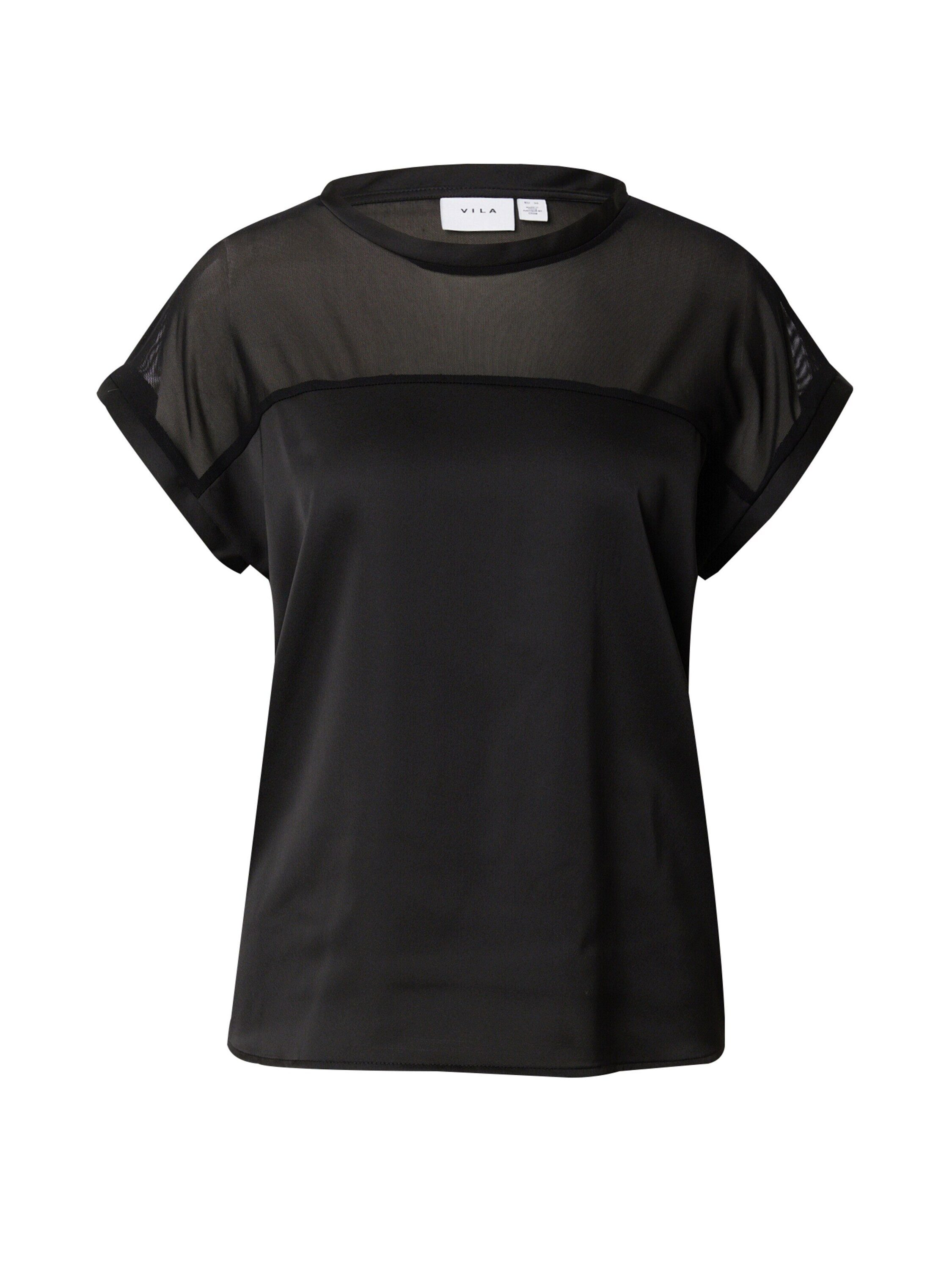 Vila Kurzarmshirt VIELLETTE O-NECK S/S MESH günstig online kaufen