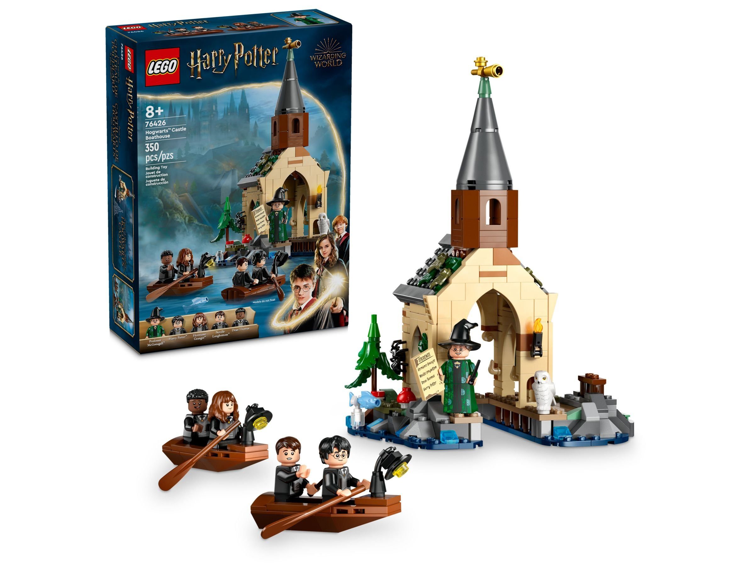 LEGO® Harry Potter - Bootshaus von Schloss Hogwarts (76426) Konstruktions-Spielset, (350 St., LEGO 76426)