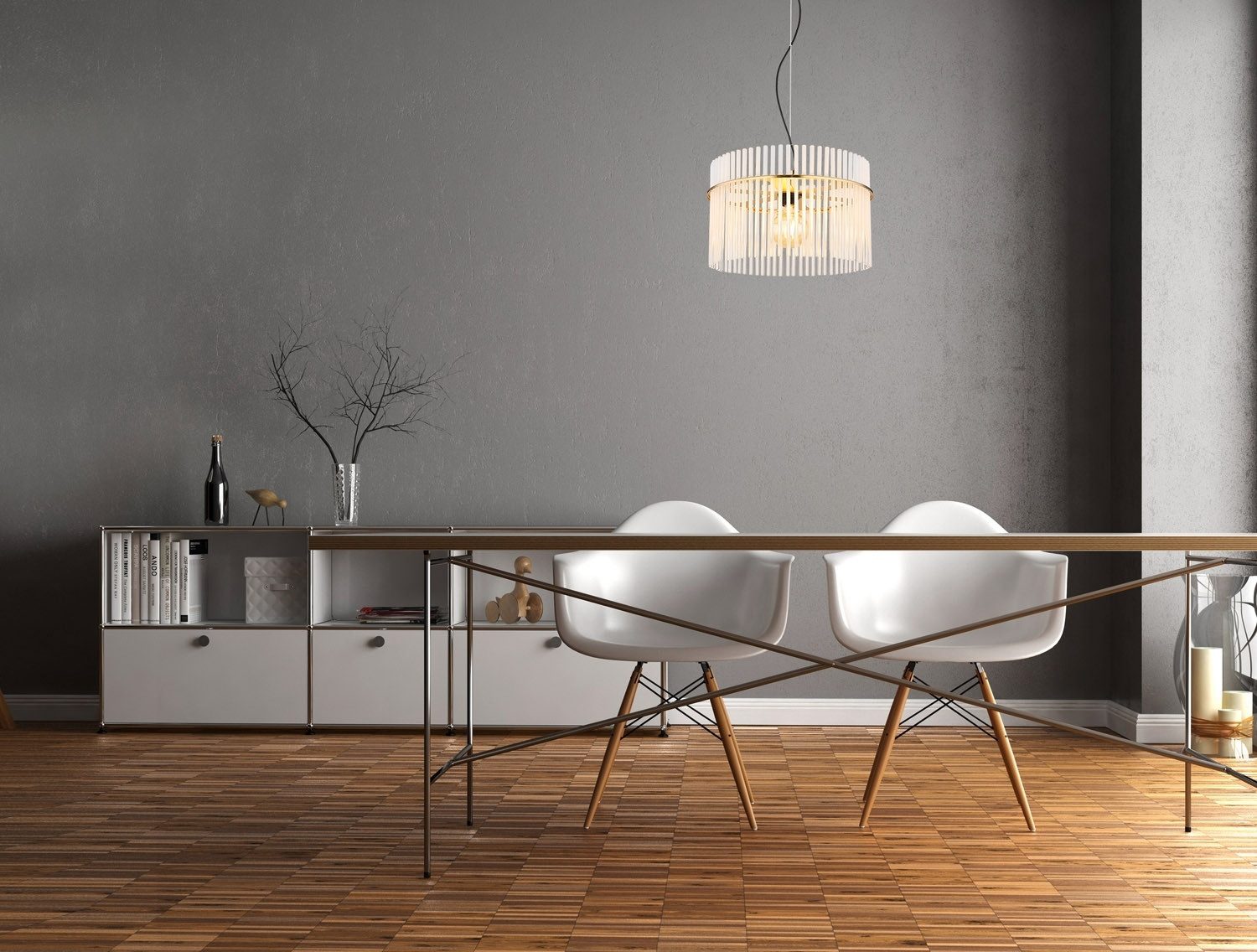 GLOBO LIGHTING Pendelleuchte GORLEY, 1-flammig, Goldgelb matt, Weiß, Metall günstig online kaufen