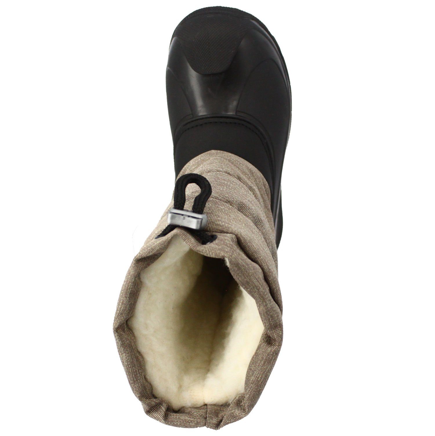 Beck Winterstiefel Snowboots Gummistiefel (sehr warmes, flauschiges Futter, für warme Füße bei Kälte und Schnee) rutschfeste Laufsohle – Bild 4 von 5
