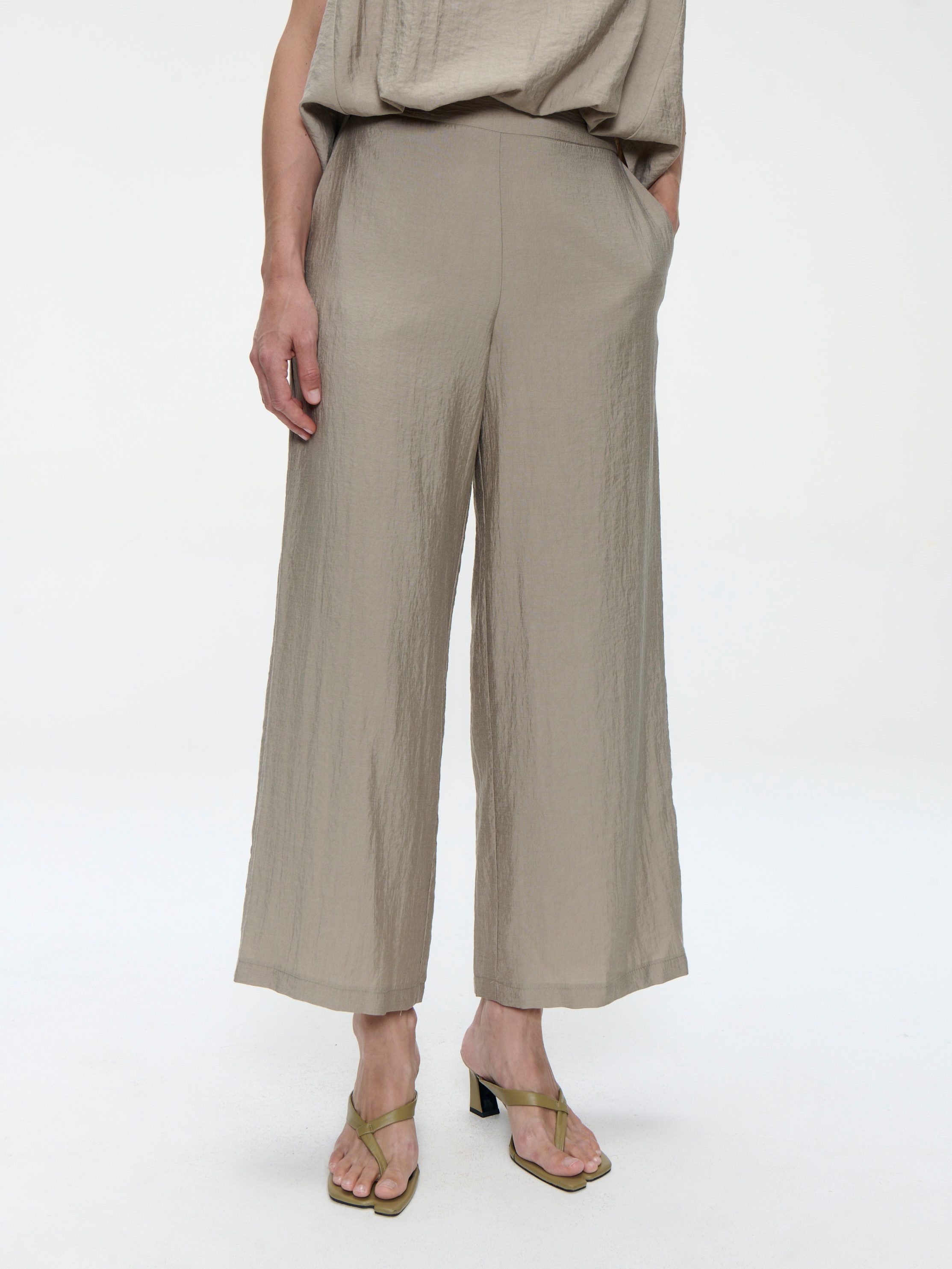 JANE LUSHKA Stoffhose Wide-Leg-Silhouette, 100% Viskose