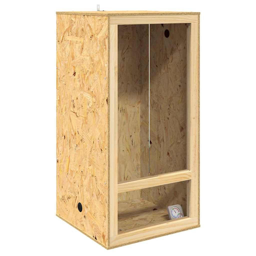 vidaXL Terrarium Terrarium Braun 50 x 50 x 100 cm OSB