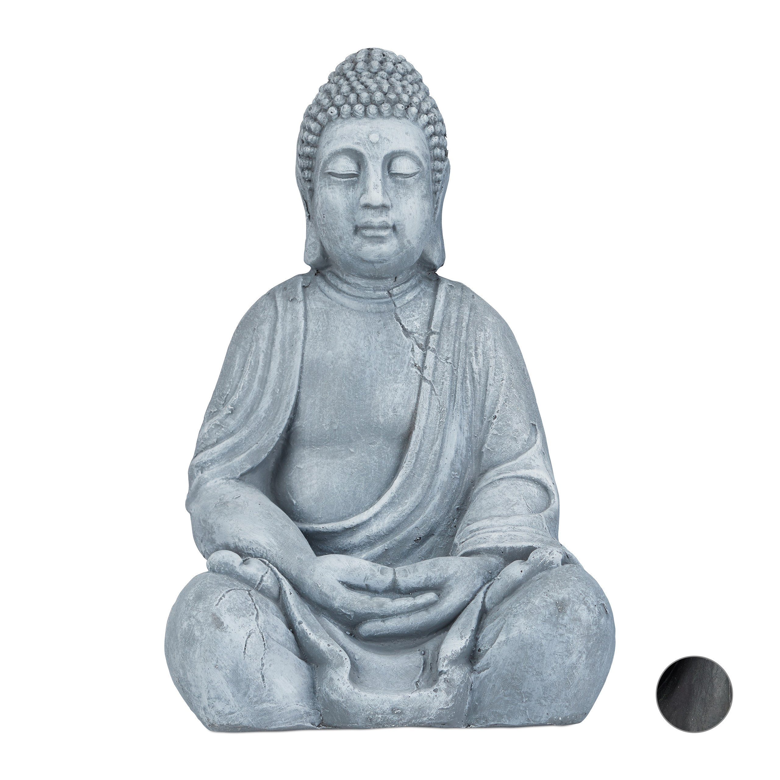 relaxdays Buddhafigur Buddha Figur 50 cm, günstig online kaufen