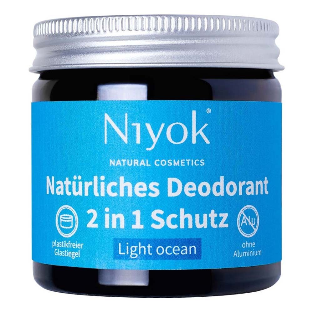 Niyok Deo-Creme 2in1 Deodorant - Light Ocean 40ml