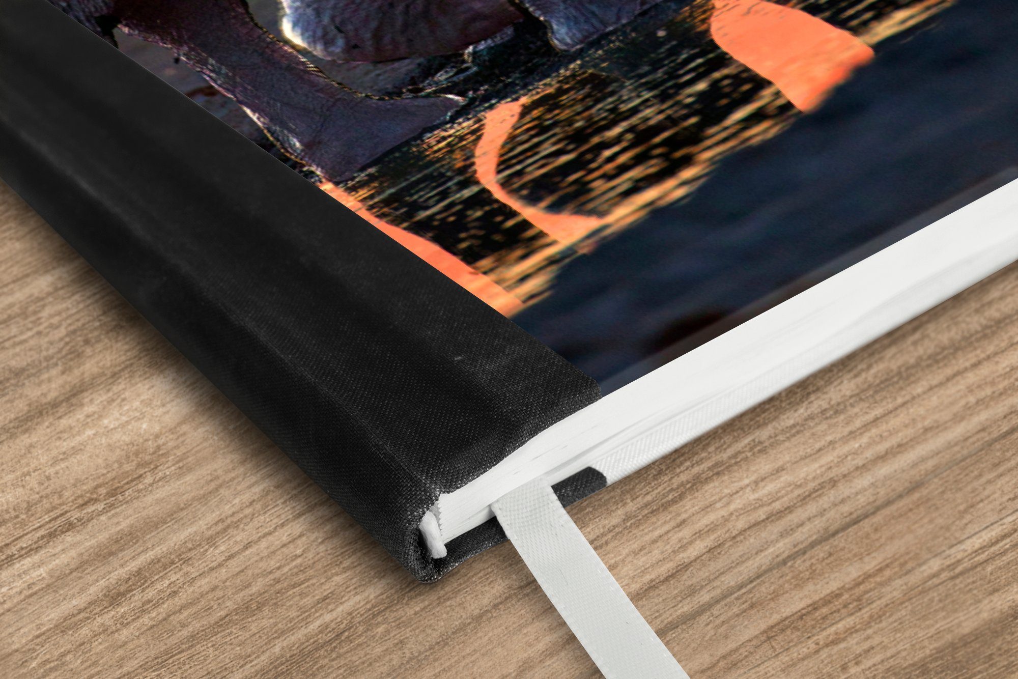 Thumbnail - MuchoWow Notizbuch Elefant - Tiere - Sonnenuntergang - Wasser - Orange, Notebook, Notizblock a5, Tagebuch, Journal Linie...