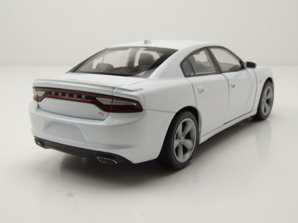 Welly Modellauto Dodge Charger R/T 2016 weiß, Maßstab 1:24