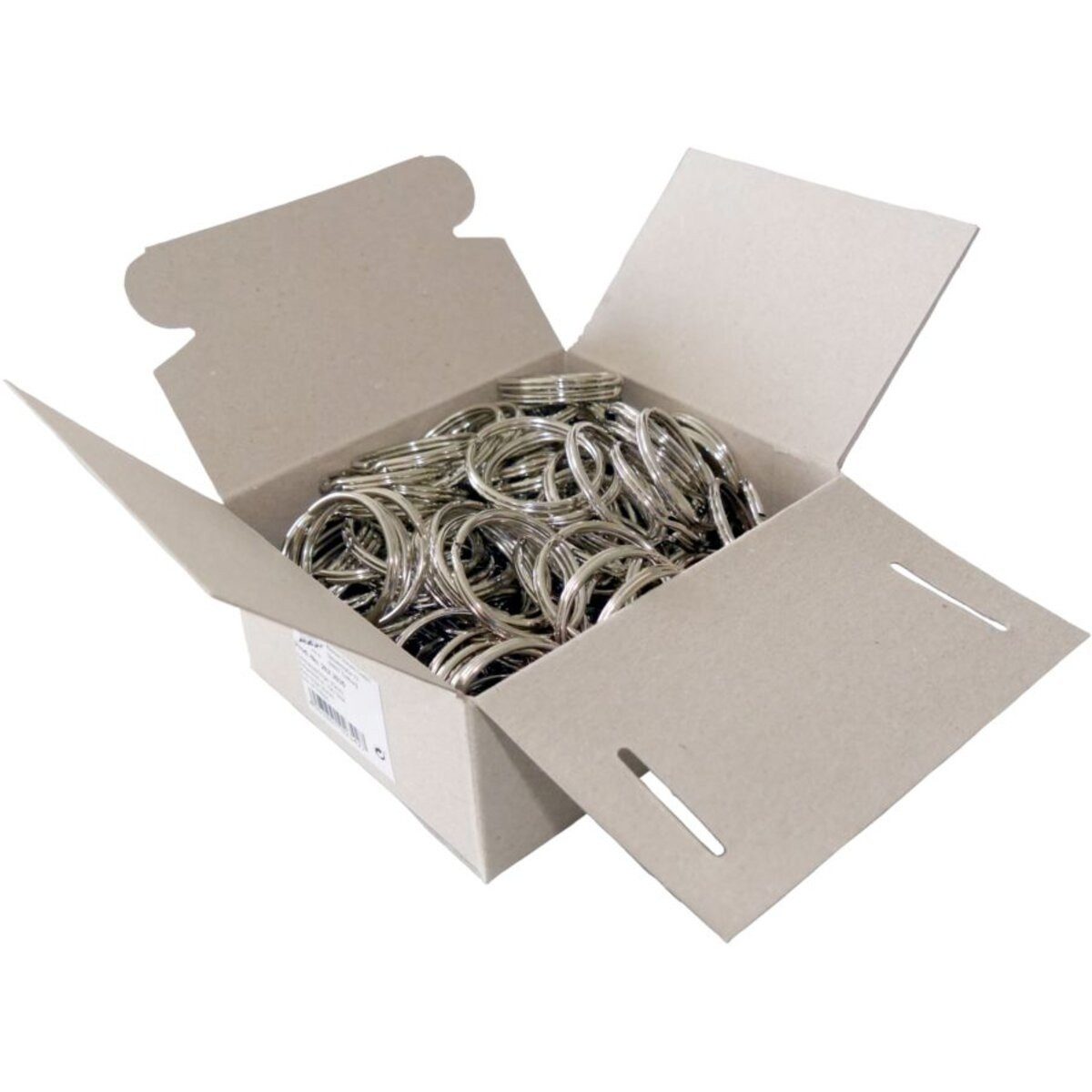 WEDO Schlüsselanhänger Schlüsselring Stahl 35mm silber
