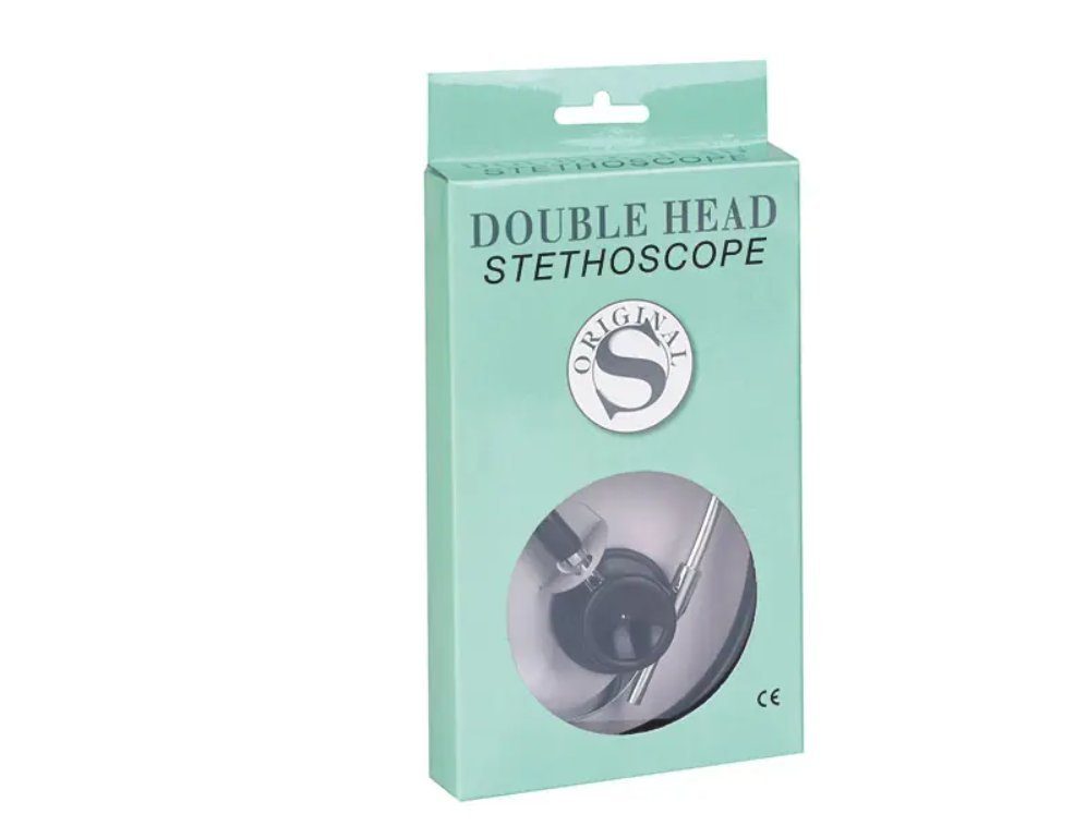 DocMed Stethoskop Doppelkopfstethoskop für Kinder, (Spar-Set), Kinder-Stethoskop, Präzise Auskultation, Gesundheitsüberwachung