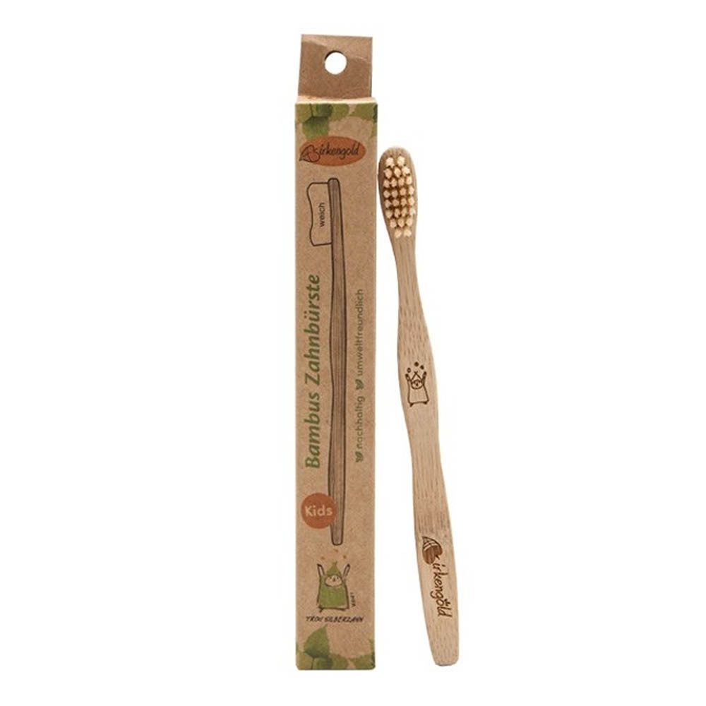 Birkengold Zahnbürste Bambus Zahnbürste - Kids weich