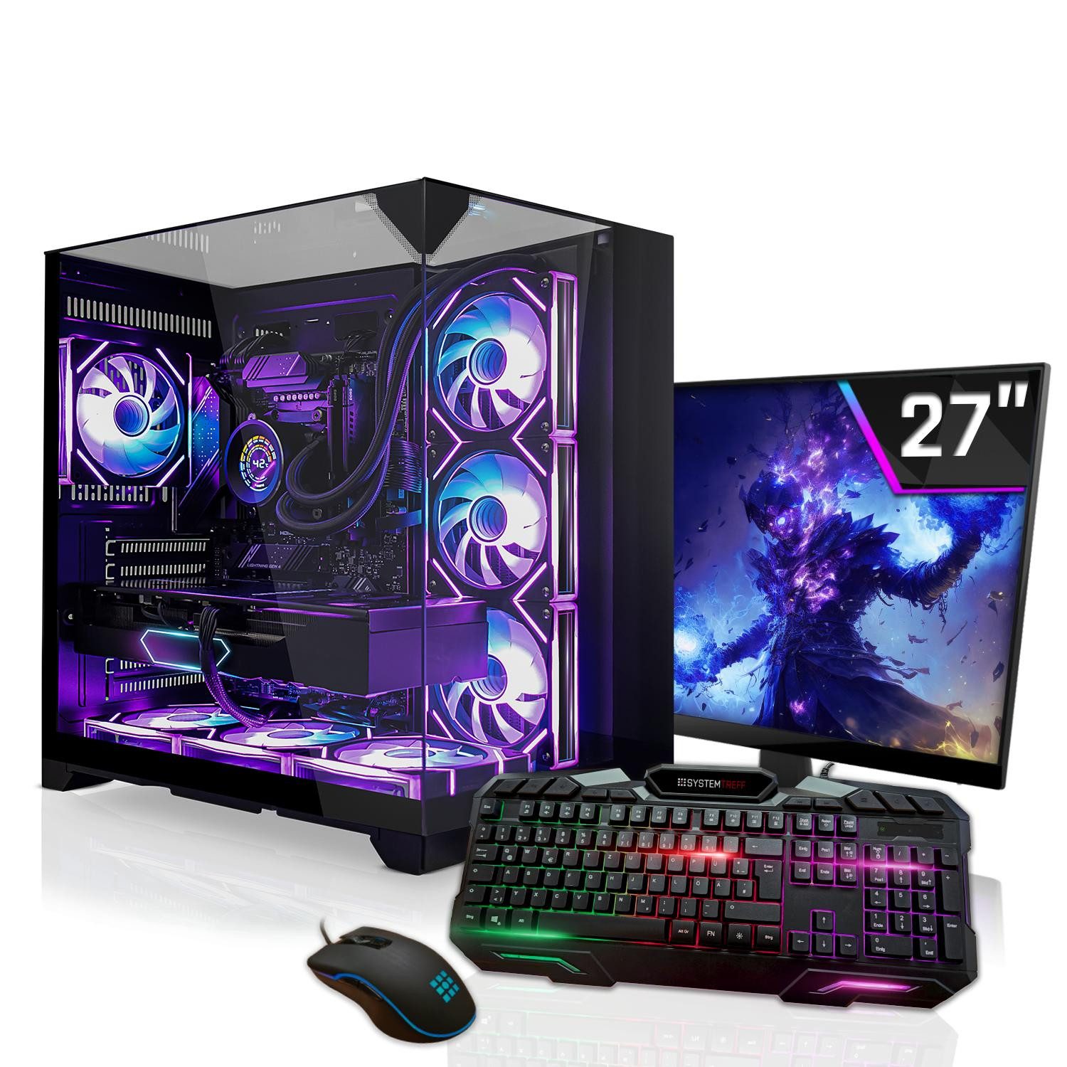 SYSTEMTREFF Intel Core i9-13900KF mit Nvidia GeForce RTX 5060 Ti 16GB Gaming-PC-Komplettsystem (27", Intel 13900KF 13900KF, Nvidia GeForce RTX 5060 Ti, 32 GB RAM, 1000 GB SSD)
