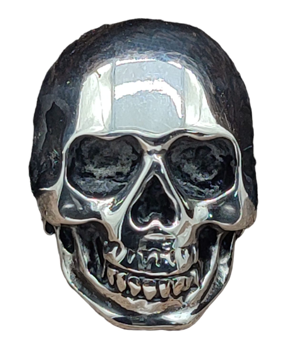 Kiss of Leather Fingerring RING TOTENKOPF, GR. 55-76 (TK18) - EDELSTAHL günstig online kaufen