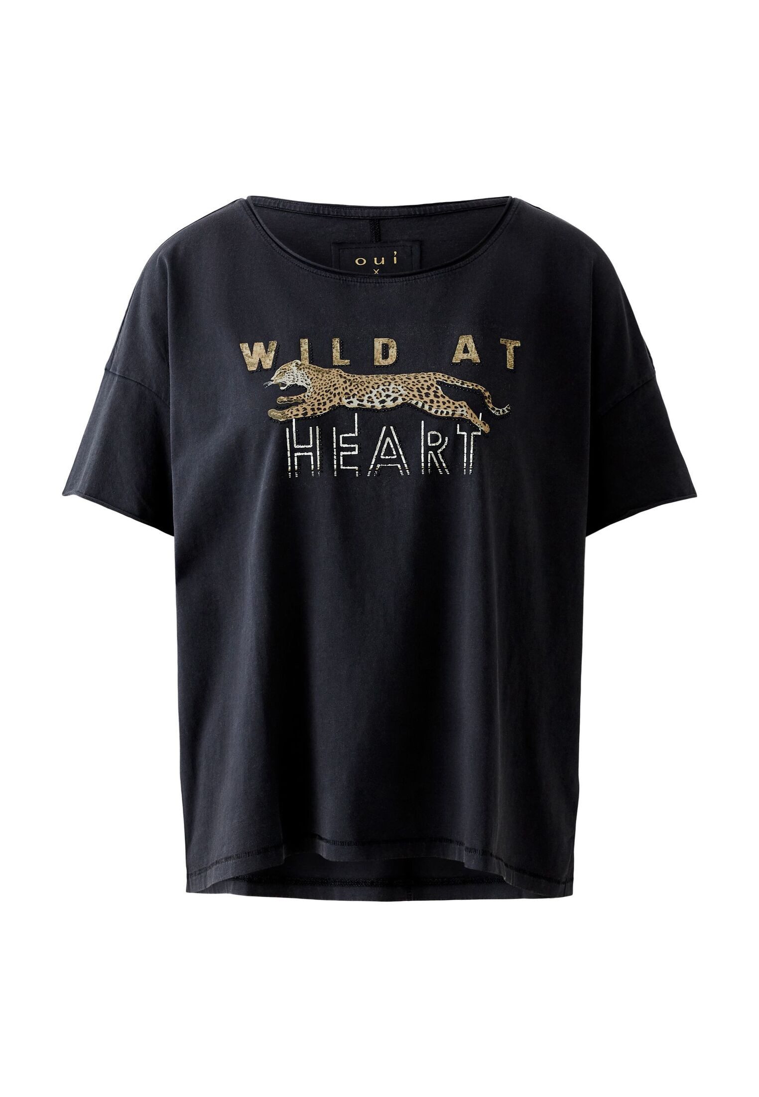 Oui T-Shirt T-Shirt 100% Biobaumwolle günstig online kaufen