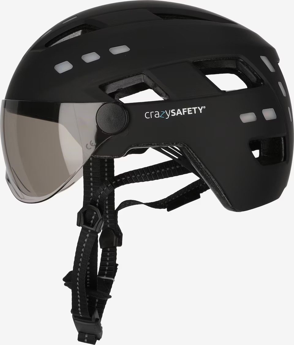 CrazySAFETY Fahrradhelm Willow Bicycle Helmet Mit Licht (55-61 CM) – Bild 4 von 5