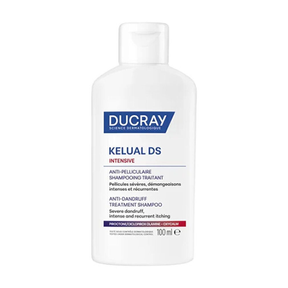 Ducray Haarpflege-Set KELUAL DS INTENSIVE Shampoo zur Behandlung von Schuppen 100 ml