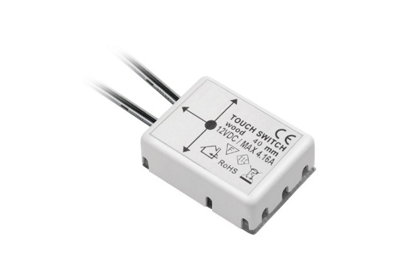 Thumbnail - SO-TECH® Lichtschalter Mini-Sensor Bewegungsschalter zum Einbau versch Ausführungen (1-St), Möbeleinbausensor SO2W für d...