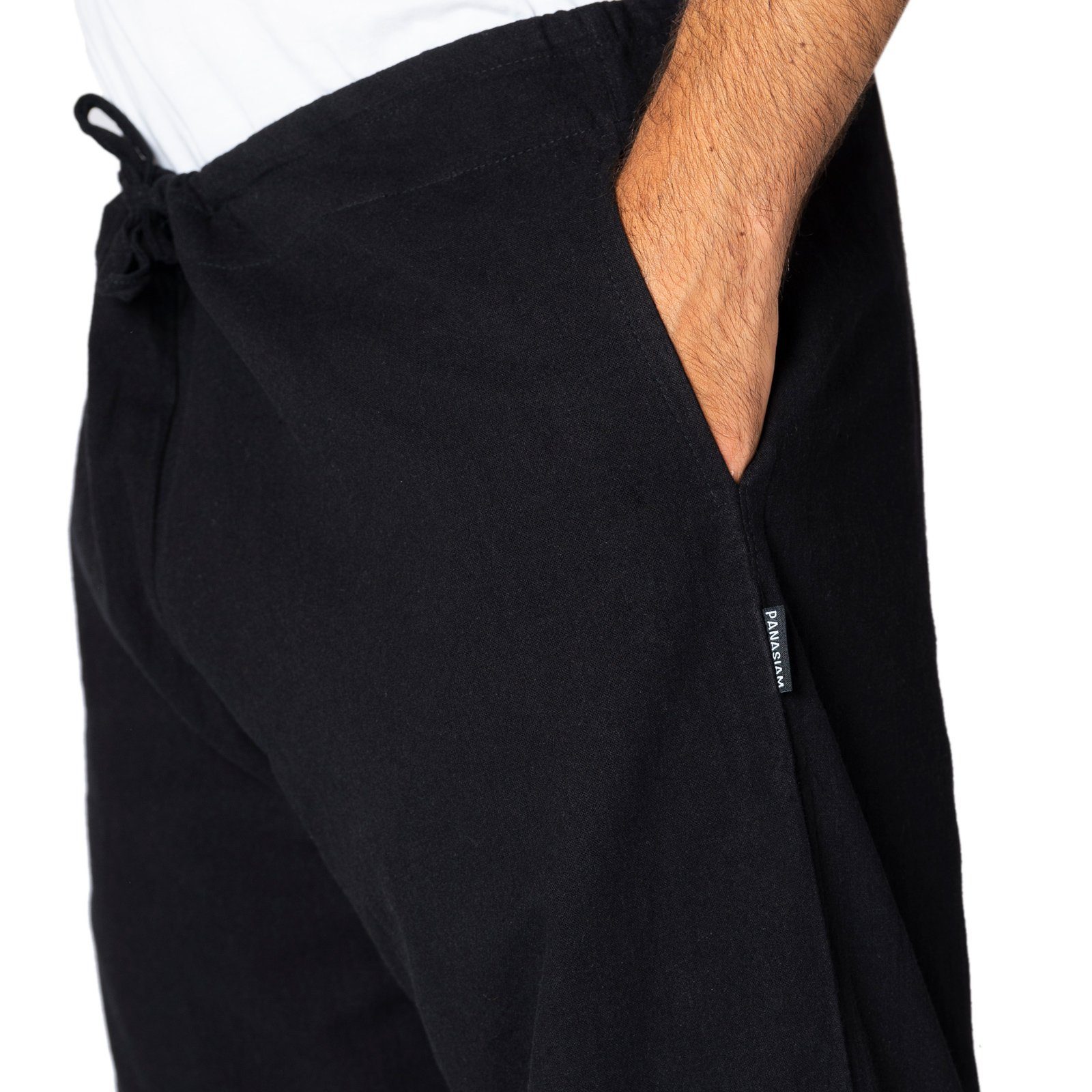 PANASIAM Stoffhose Bequeme Unisex Stoffhose aus feiner Baumwolle für Damen und Herren Freizeithose mit Taschen Relaxhose in großer Farbauswahl