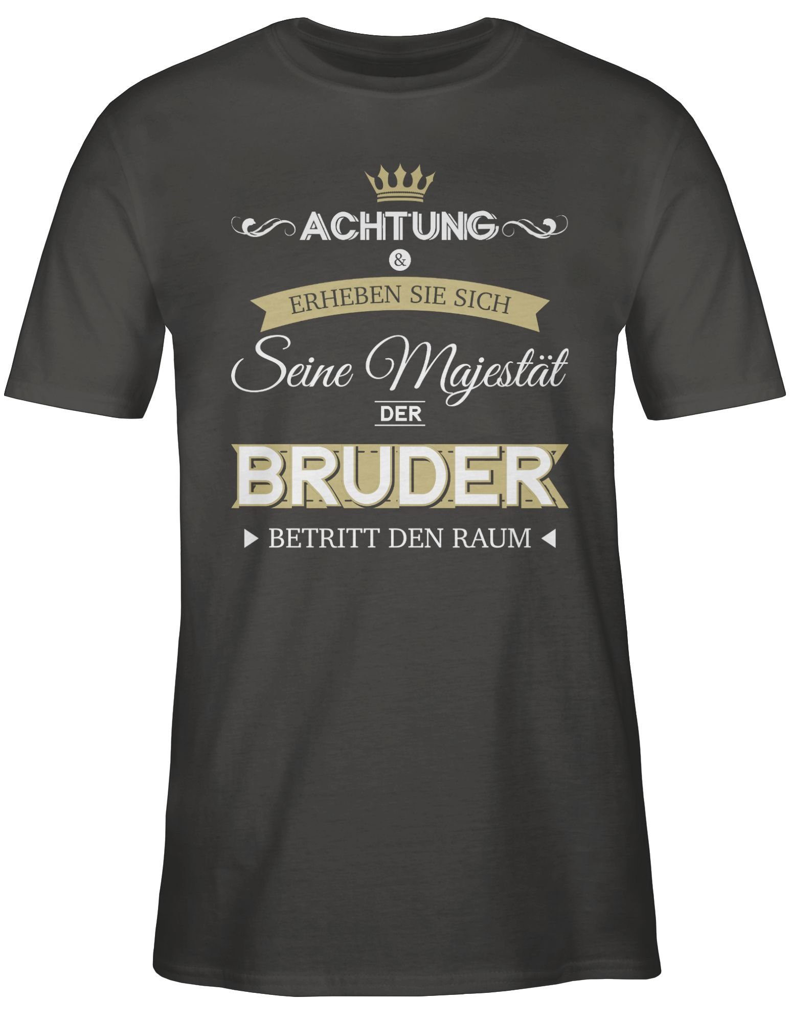 Bruder Majestät Bruder Dunkelgrau T-Shirt 3 Shirtracer der Seine