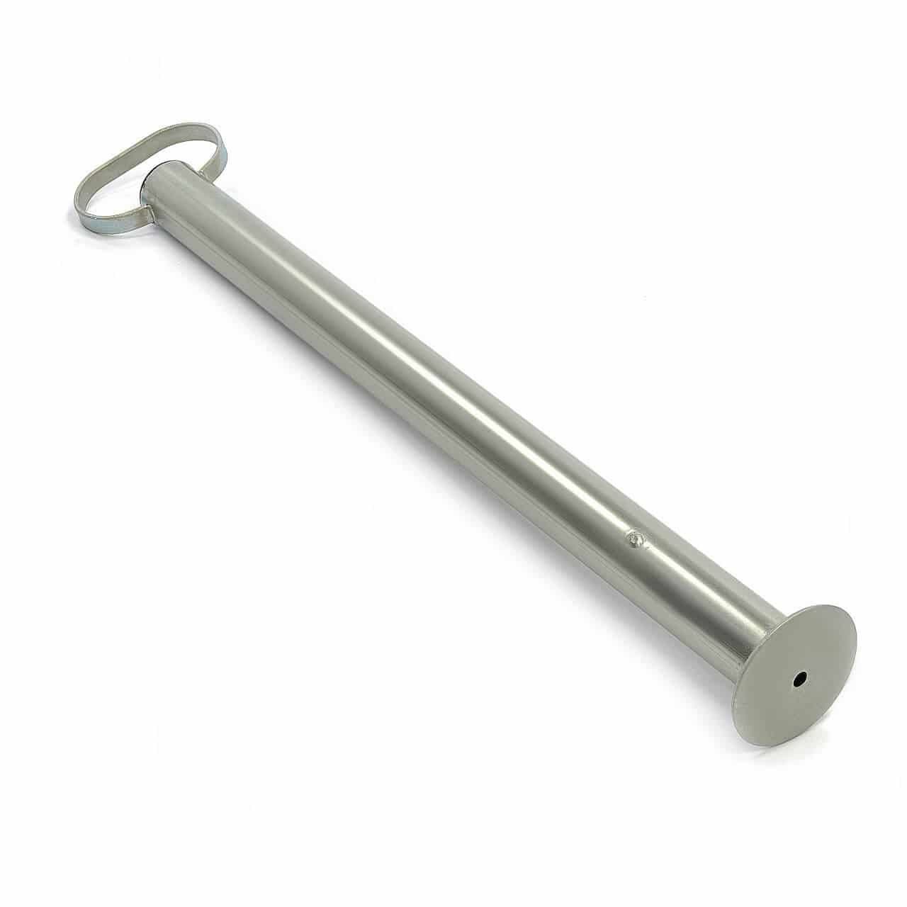 ProPlus Anhänger-Abstellstütze Abstellstütze Ø 48 mm, Ø 4.8 cm, (1-tlg), Stützfuss Stützrohr Schiebestützen Länge 650 mm Anhängerstütze Stahl verzinkt Anhängerzubehör