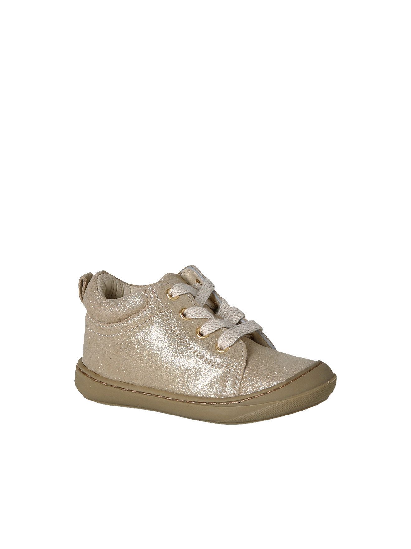 vertbaudet Baby Lauflernboots aus weichem Leder mit Schnürung Lauflernschuh