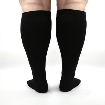 Rouemi Strümpfe Socken in Übergröße, Herren- und Damenkompressionssocken,Fitnesssocken