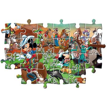 Clementoni® Puzzle Supercolor Maxi - Disney Mickey & Friends, 104 Puzzleteile