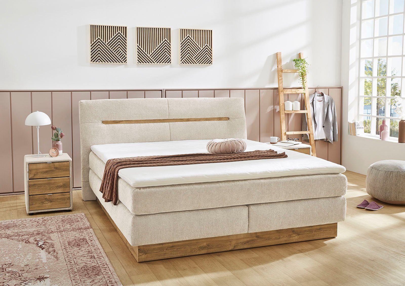 Jockenhöfer Gruppe Boxspringbett Nika, mit Bettkasten, 7-Zonen-Matratze, un günstig online kaufen