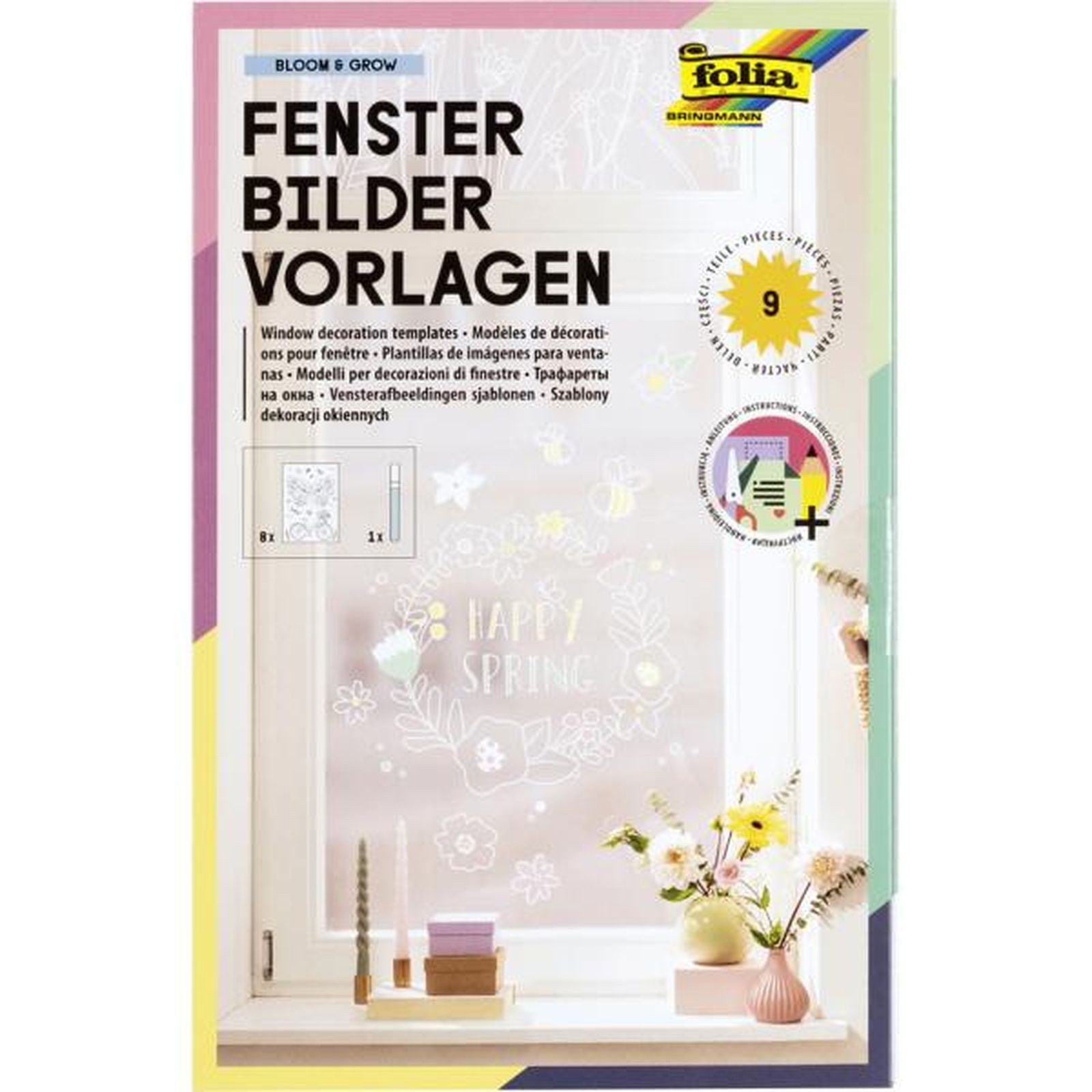 Folia Max Bringmann KG Fensterbild Vorlagen